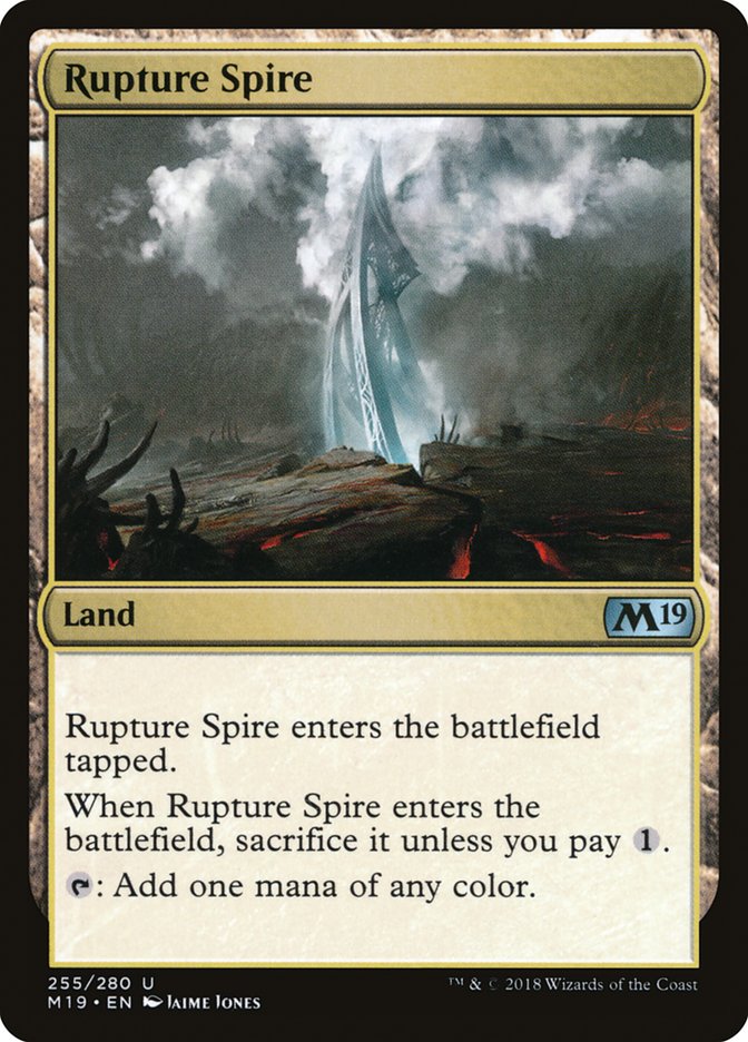 Rupture Spire [Core Set 2019] | Card Merchant Takapuna