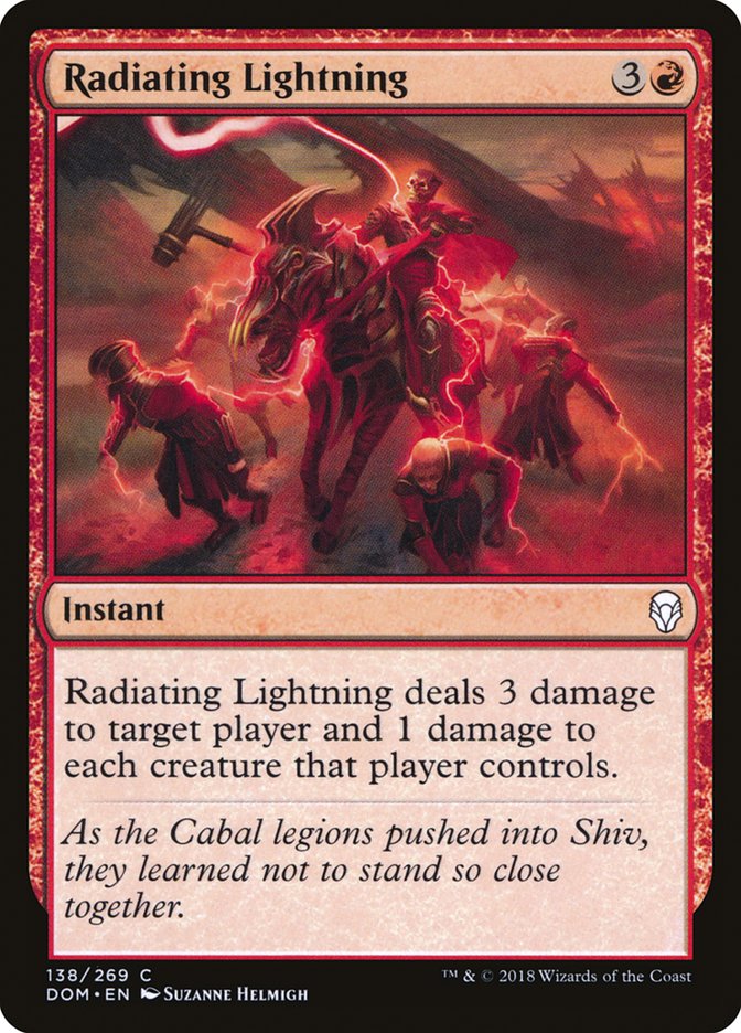 Radiating Lightning [Dominaria] | Card Merchant Takapuna