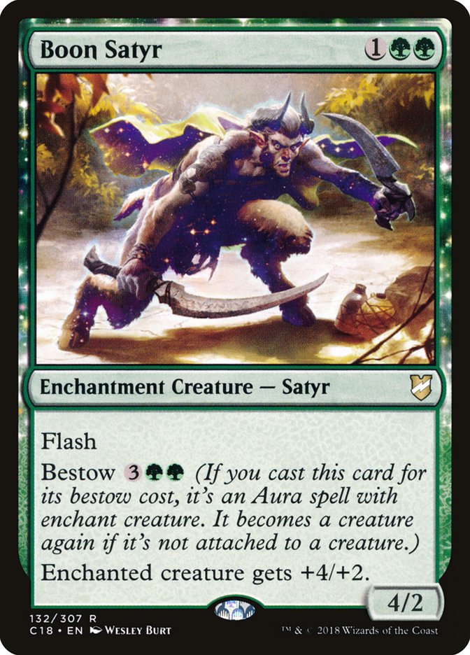 Boon Satyr [Commander 2018] | Card Merchant Takapuna