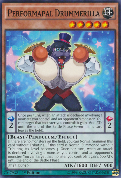 Performapal Drummerilla [SP17-EN019] Common | Card Merchant Takapuna