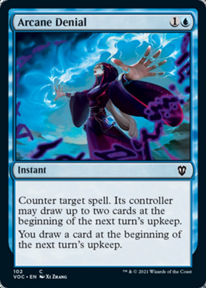 Arcane Denial [Innistrad: Crimson Vow Commander] | Card Merchant Takapuna