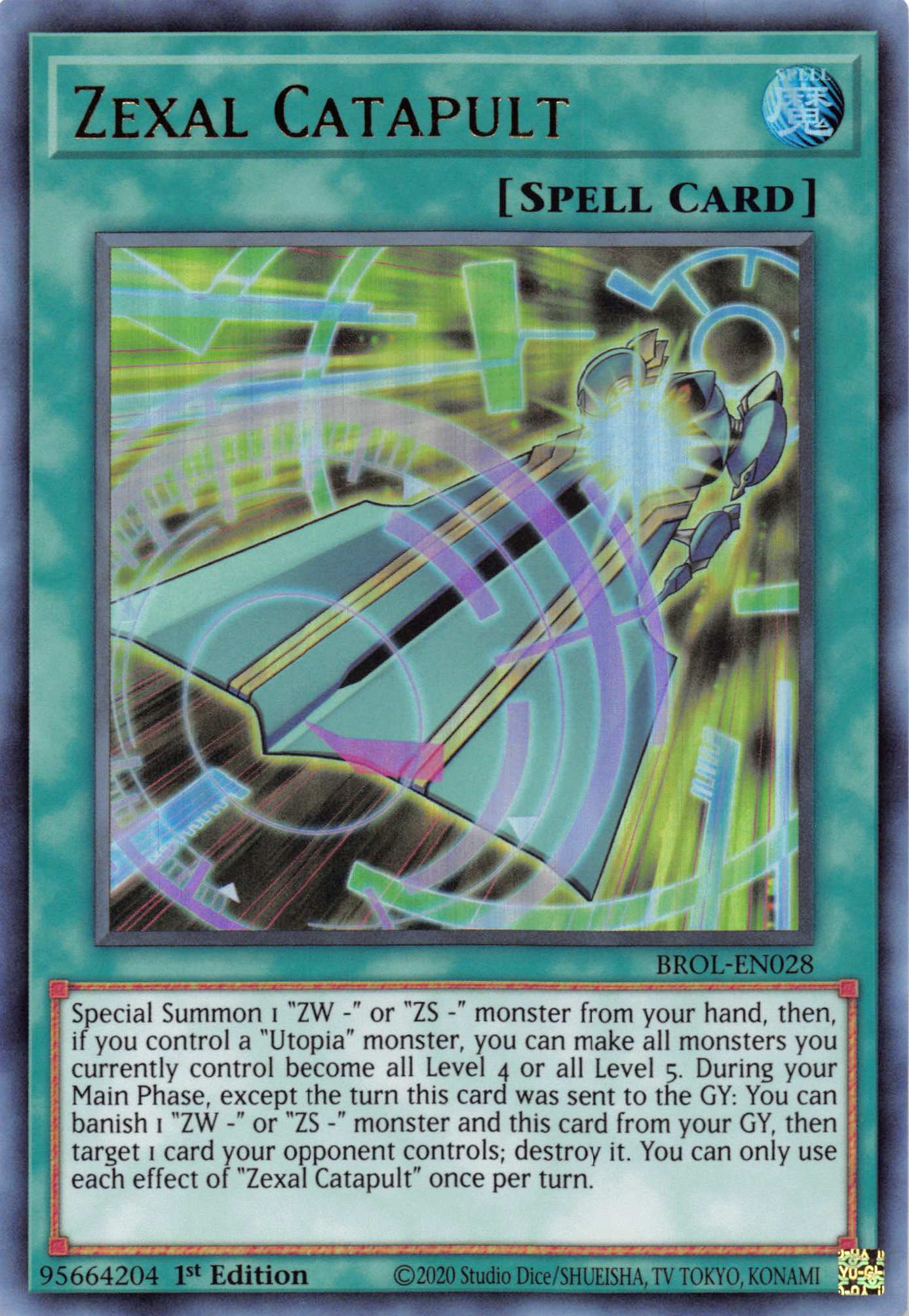 Zexal Catapult [BROL-EN028] Ultra Rare | Card Merchant Takapuna