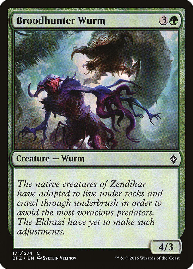 Broodhunter Wurm [Battle for Zendikar] | Card Merchant Takapuna