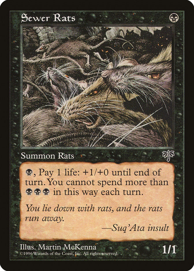 Sewer Rats [Mirage] | Card Merchant Takapuna