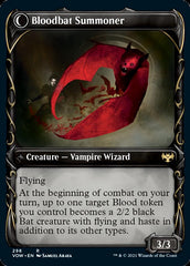 Voldaren Bloodcaster // Bloodbat Summoner (Showcase Fang Frame) [Innistrad: Crimson Vow] | Card Merchant Takapuna