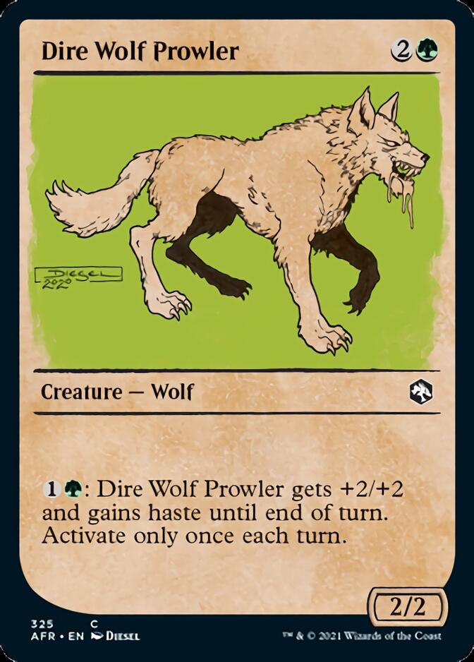 Dire Wolf Prowler (Showcase) [Dungeons & Dragons: Adventures in the Forgotten Realms] | Card Merchant Takapuna