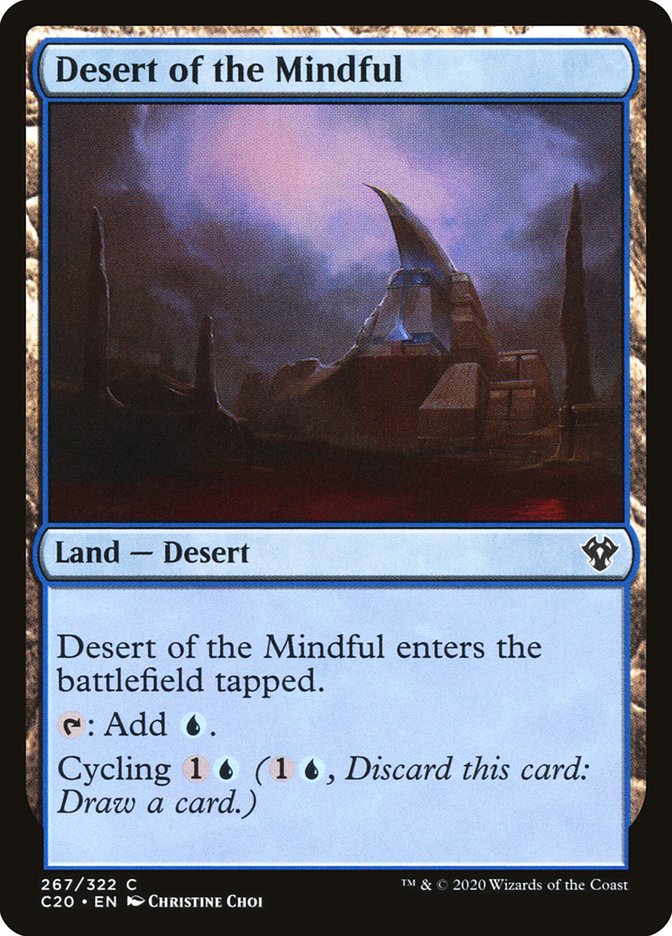 Desert of the Mindful [Commander 2020] | Card Merchant Takapuna