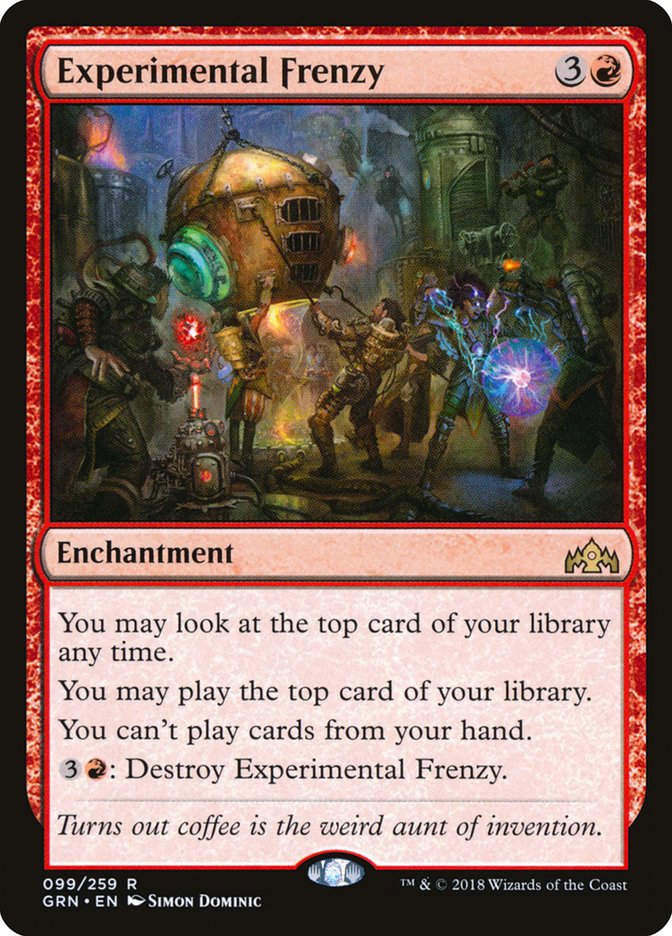 Experimental Frenzy [Guilds of Ravnica] | Card Merchant Takapuna