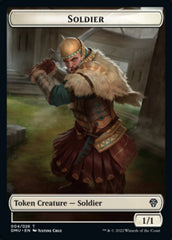 Soldier // Monk Double-Sided Token [Dominaria United Tokens] | Card Merchant Takapuna