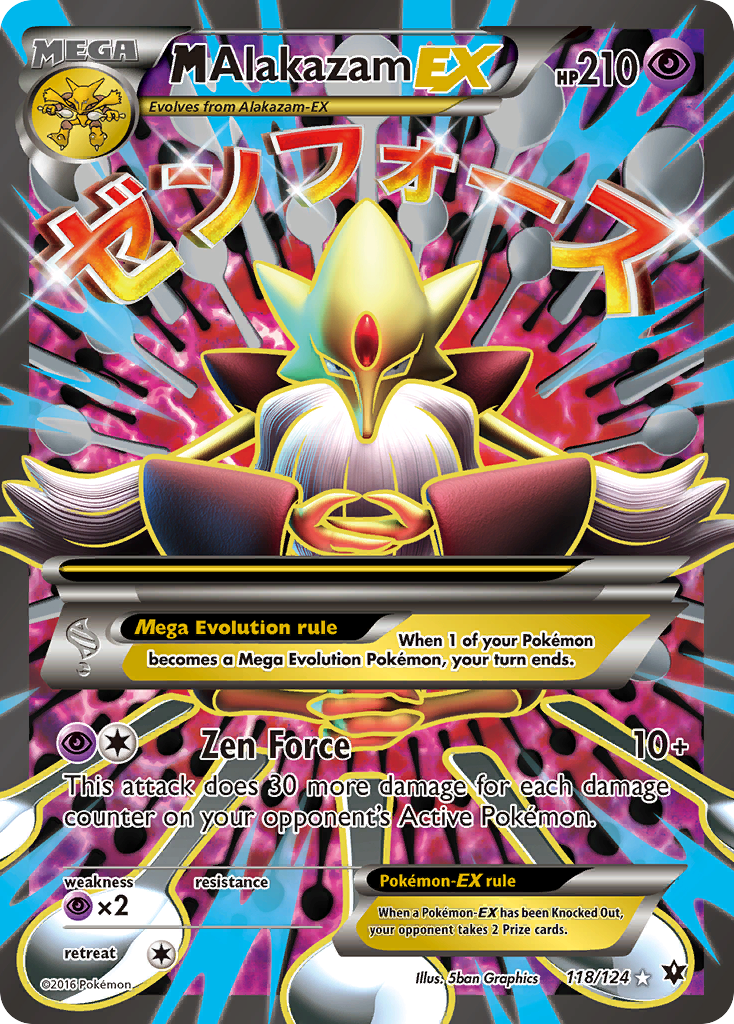 M Alakazam EX (118/124) [XY: Fates Collide] | Card Merchant Takapuna