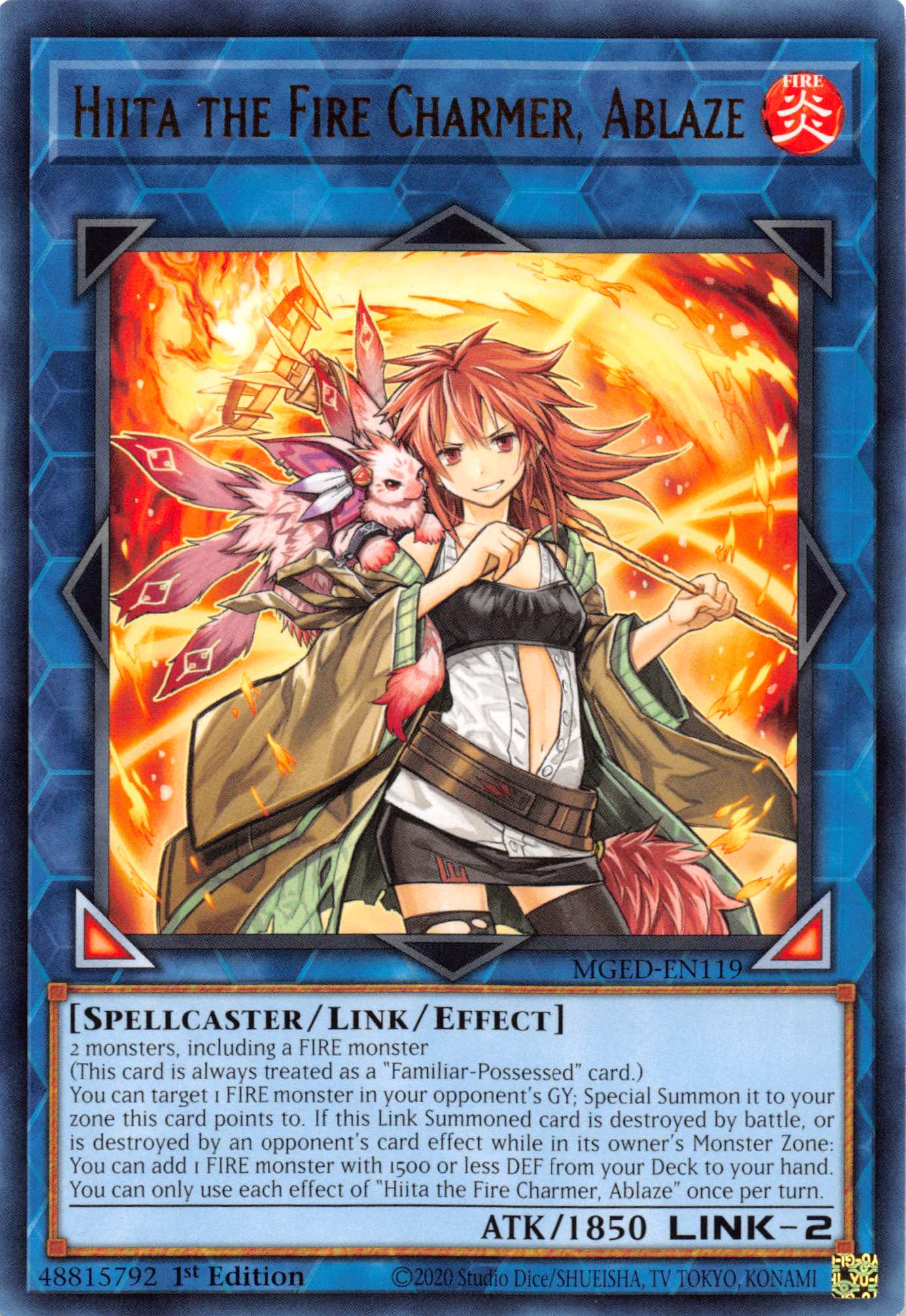 Hiita the Fire Charmer, Ablaze [MGED-EN119] Rare | Card Merchant Takapuna