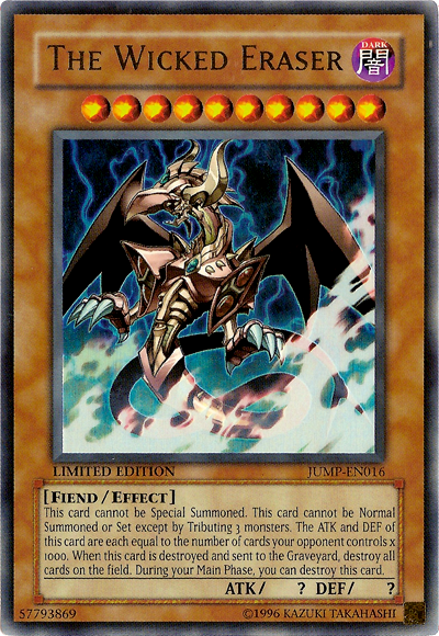 The Wicked Eraser [JUMP-EN016] Ultra Rare | Card Merchant Takapuna