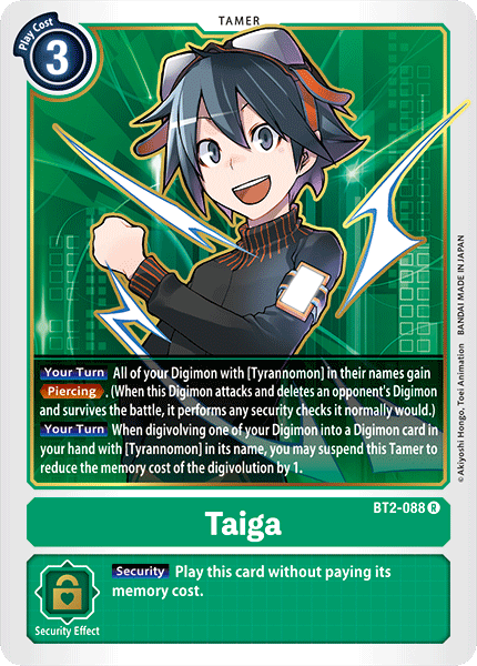 Taiga [BT2-088] [Release Special Booster Ver.1.0] | Card Merchant Takapuna