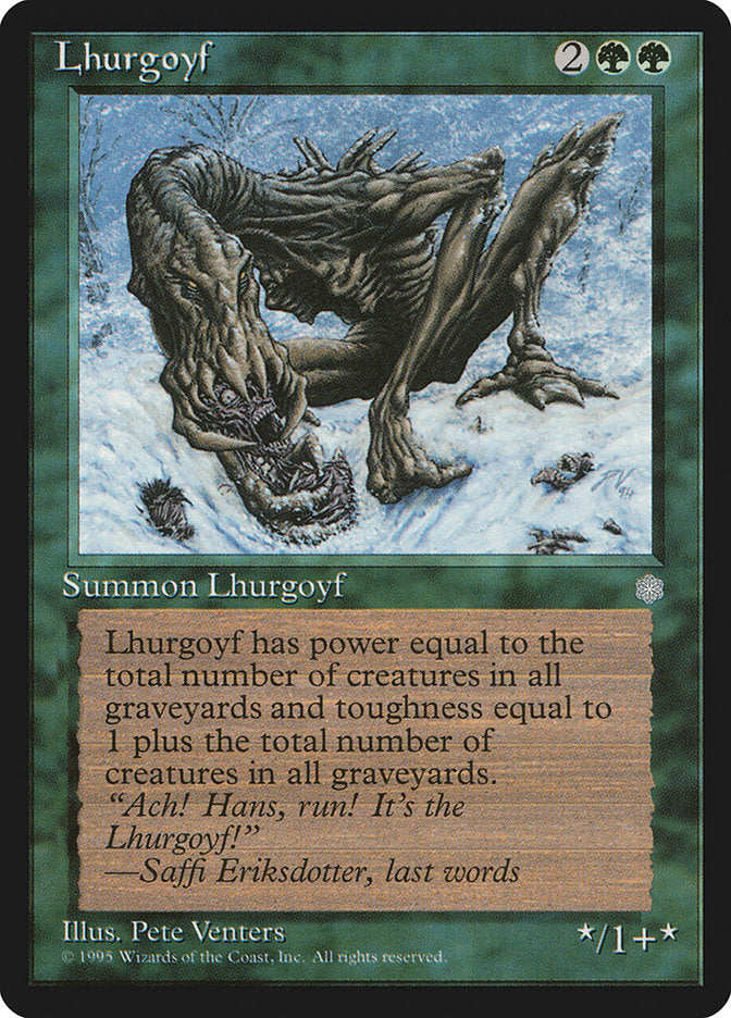 Lhurgoyf [Ice Age] | Card Merchant Takapuna