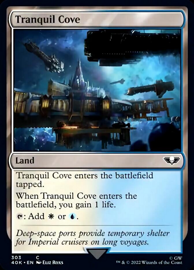 Tranquil Cove (Surge Foil) [Warhammer 40,000] | Card Merchant Takapuna