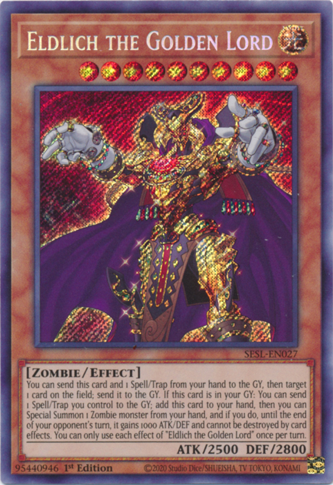 Eldlich the Golden Lord [SESL-EN027] Secret Rare | Card Merchant Takapuna