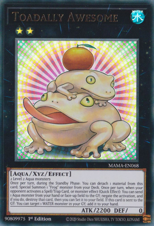 Toadally Awesome [MAMA-EN068] Ultra Rare | Card Merchant Takapuna