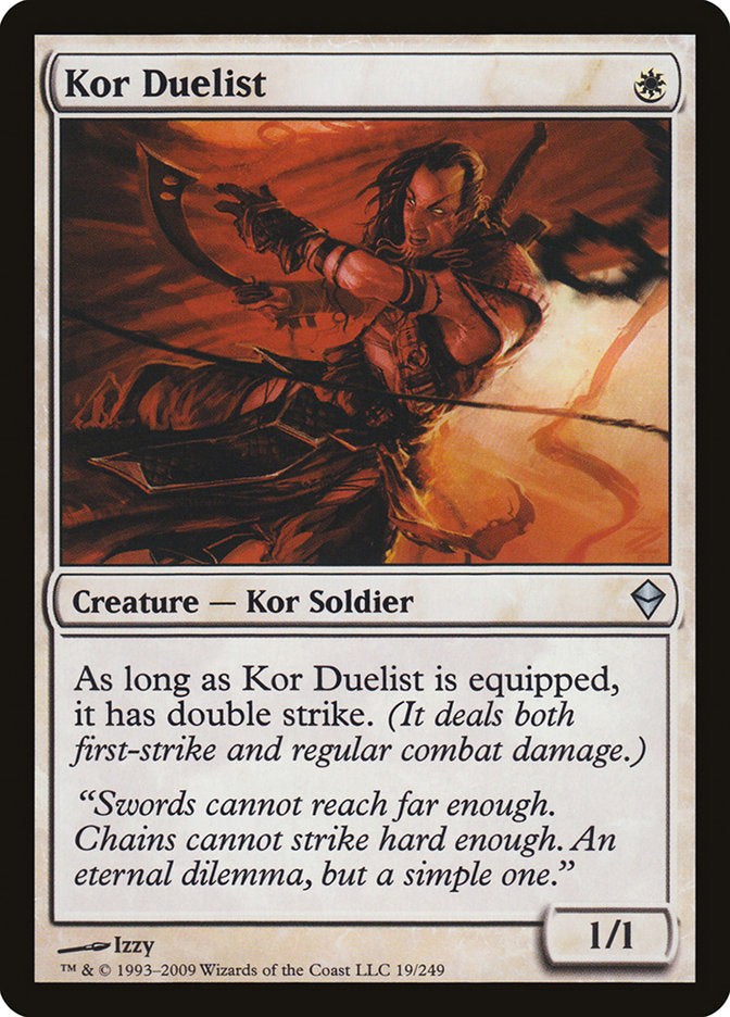 Kor Duelist [Zendikar] | Card Merchant Takapuna