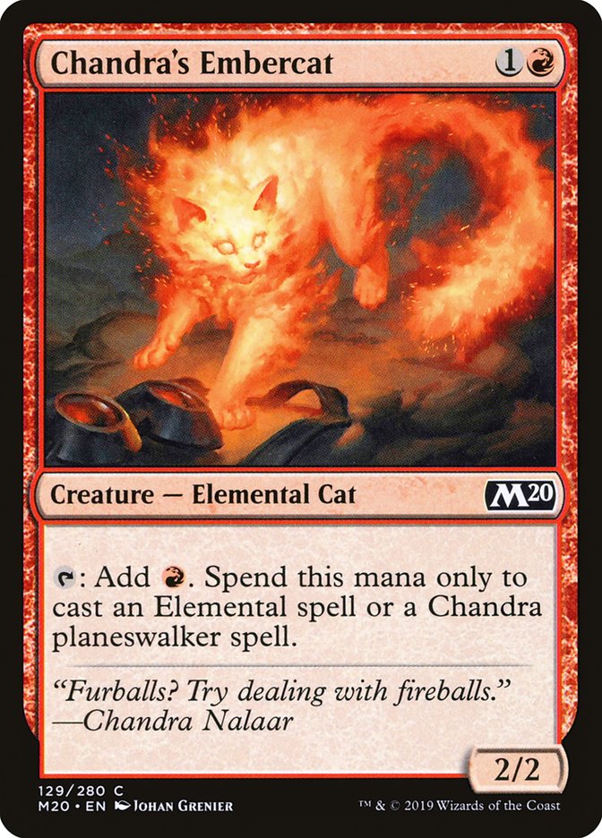 Chandra's Embercat [Core Set 2020] | Card Merchant Takapuna