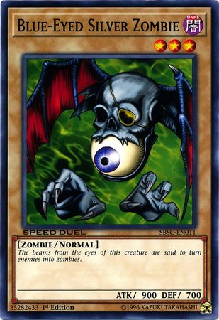 Blue-Eyed Silver Zombie [SBSC-EN011] Common | Card Merchant Takapuna