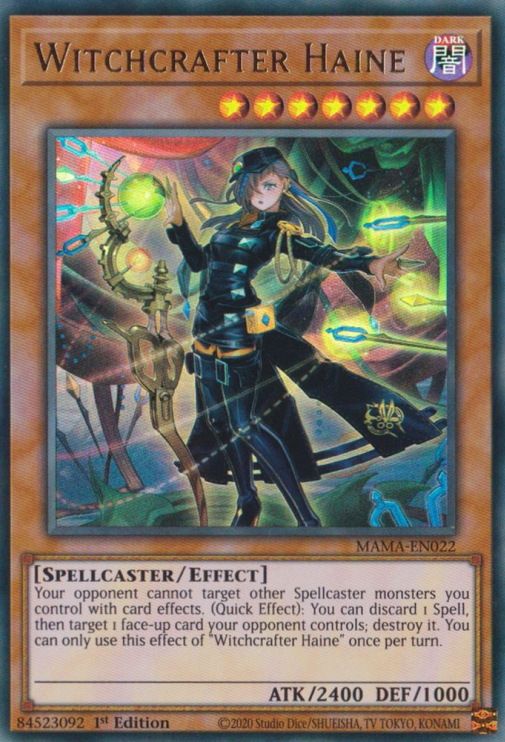 Witchcrafter Haine [MAMA-EN022] Ultra Rare | Card Merchant Takapuna