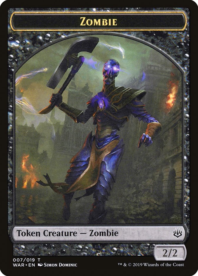 Zombie Token [War of the Spark Tokens] | Card Merchant Takapuna