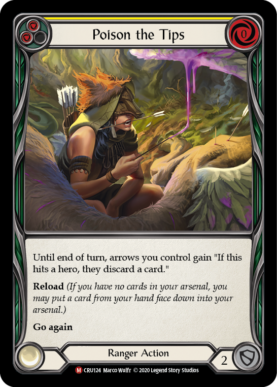 Poison the Tips [CRU124] (Crucible of War)  1st Edition Normal | Card Merchant Takapuna