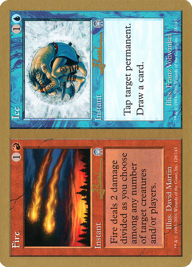 Fire // Ice (Antoine Ruel) [World Championship Decks 2001] | Card Merchant Takapuna