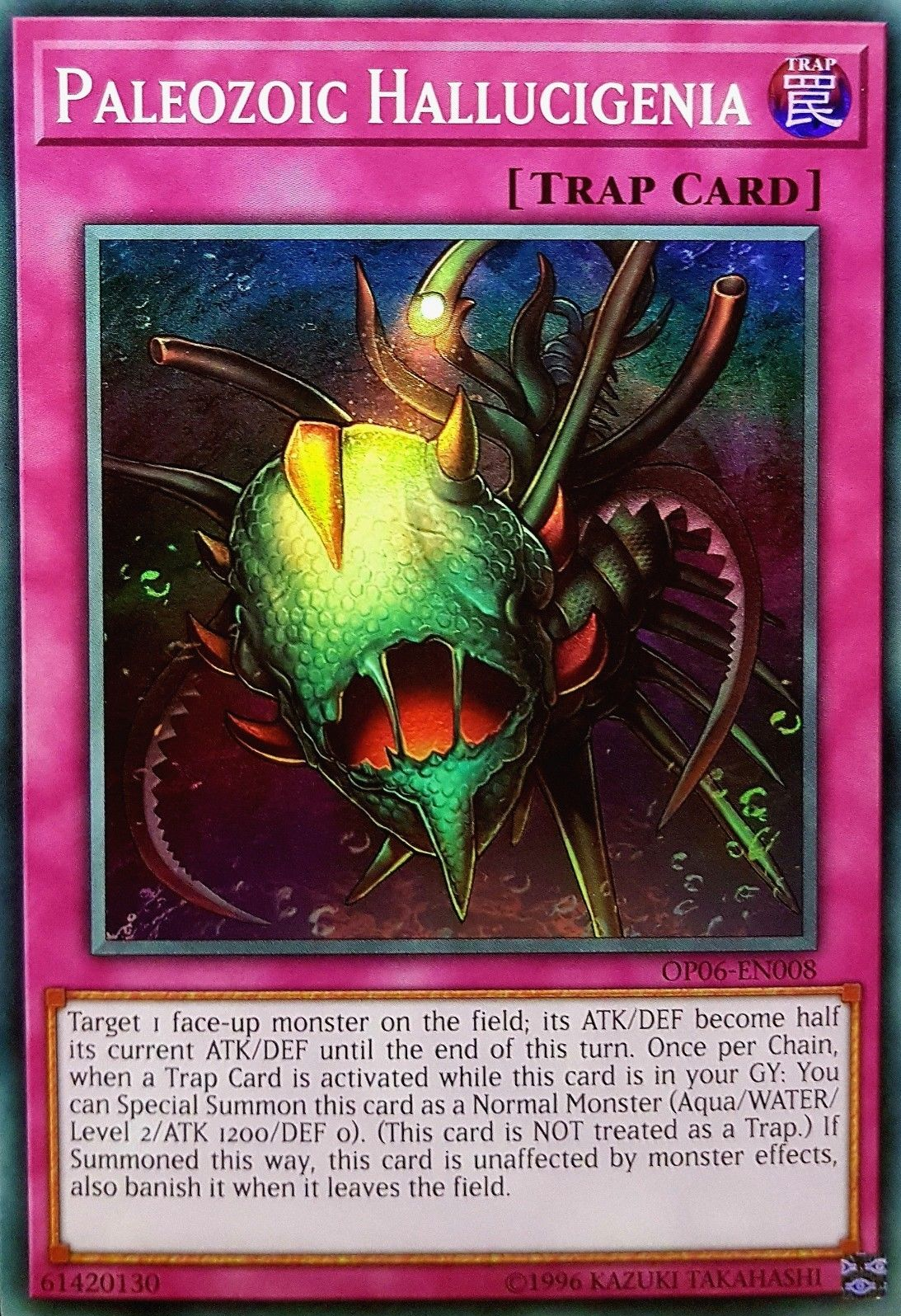 Paleozoic Hallucigenia [OP06-EN008] Super Rare | Card Merchant Takapuna