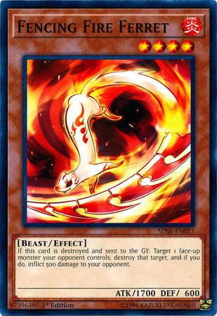 Fencing Fire Ferret [SDSB-EN017] Common | Card Merchant Takapuna