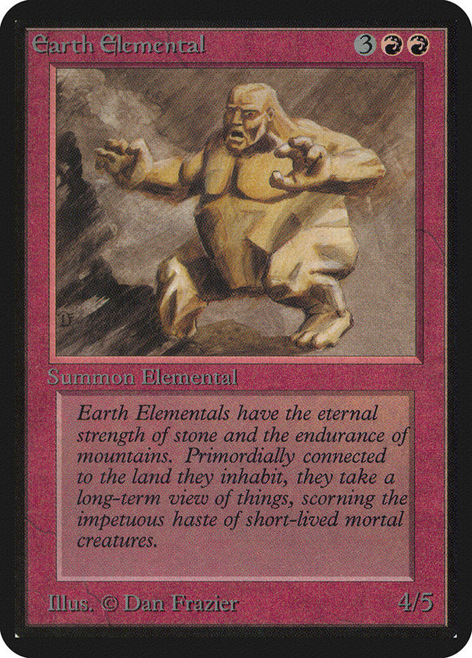 Earth Elemental [Alpha Edition] | Card Merchant Takapuna