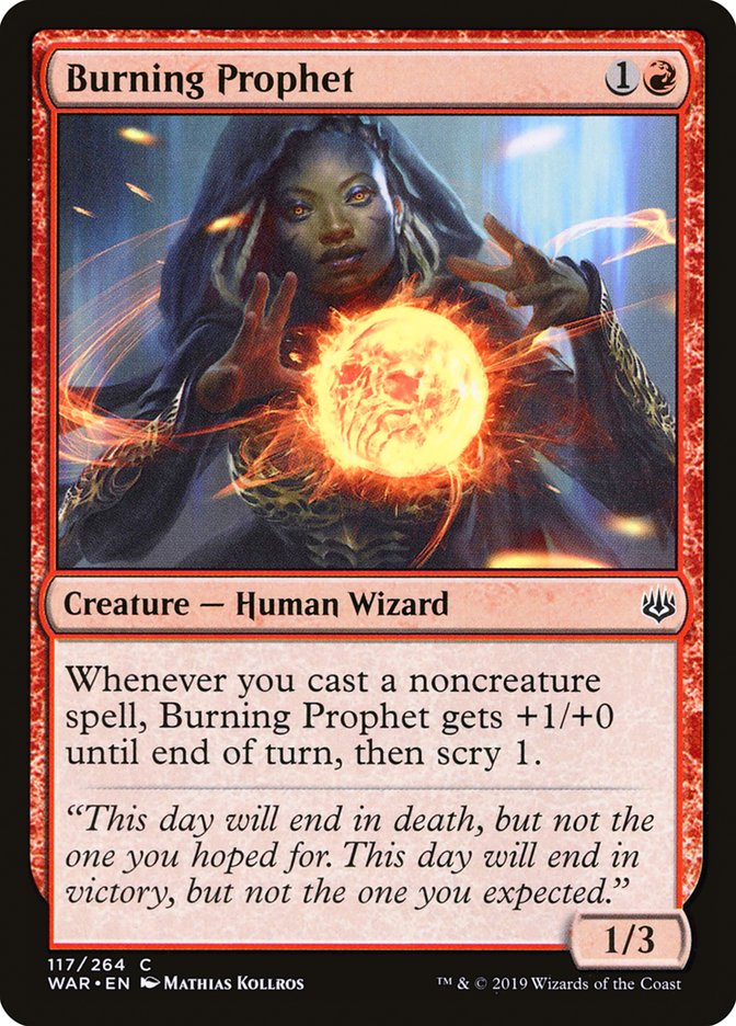 Burning Prophet [War of the Spark] | Card Merchant Takapuna