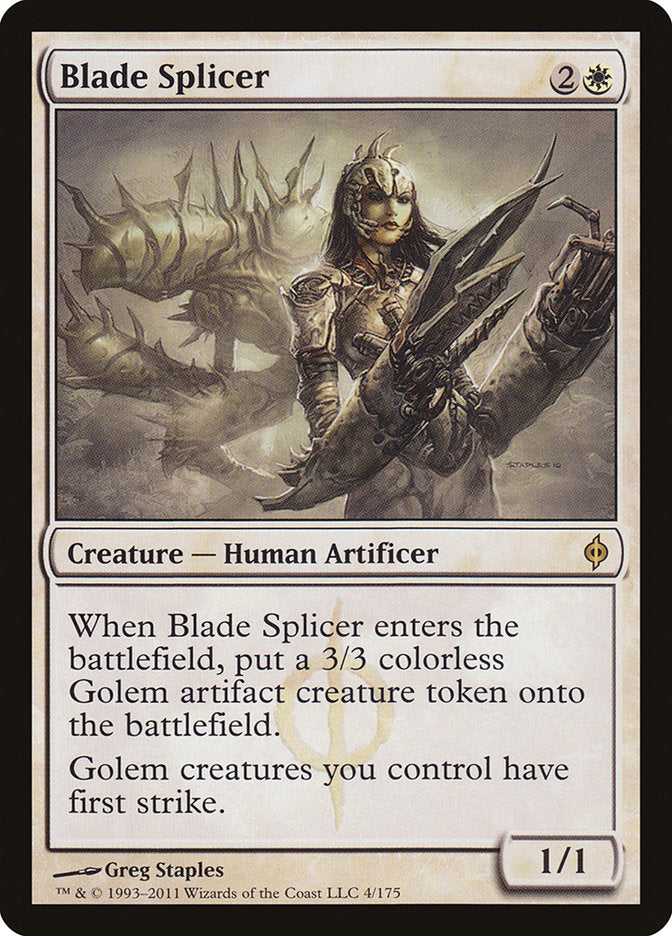 Blade Splicer [New Phyrexia] | Card Merchant Takapuna