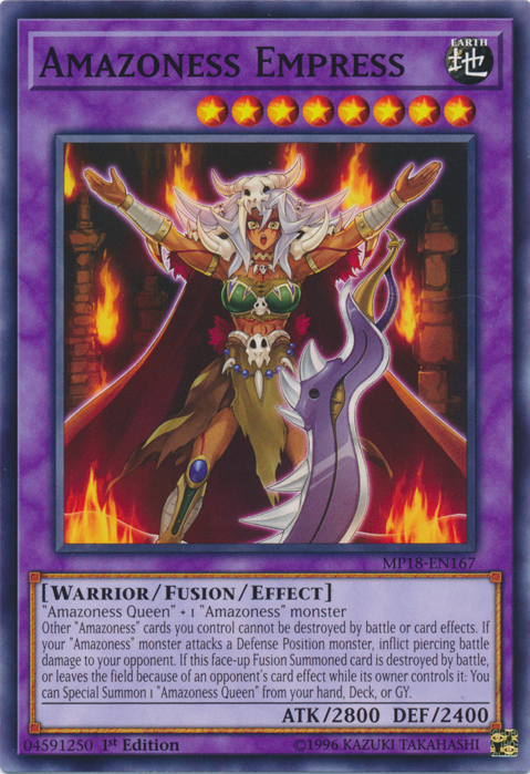 Amazoness Empress [MP18-EN167] Common | Card Merchant Takapuna