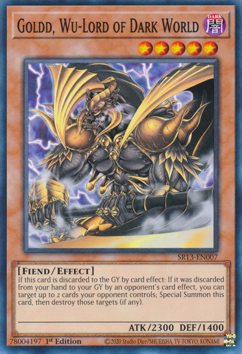 Goldd, Wu-Lord of Dark World [SR13-EN007] Common | Card Merchant Takapuna