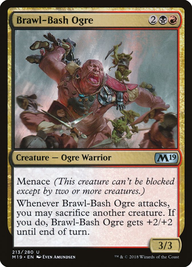 Brawl-Bash Ogre [Core Set 2019] | Card Merchant Takapuna