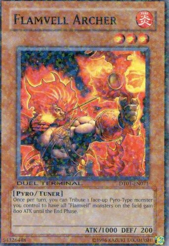 Flamvell Archer [DT01-EN071] Common | Card Merchant Takapuna