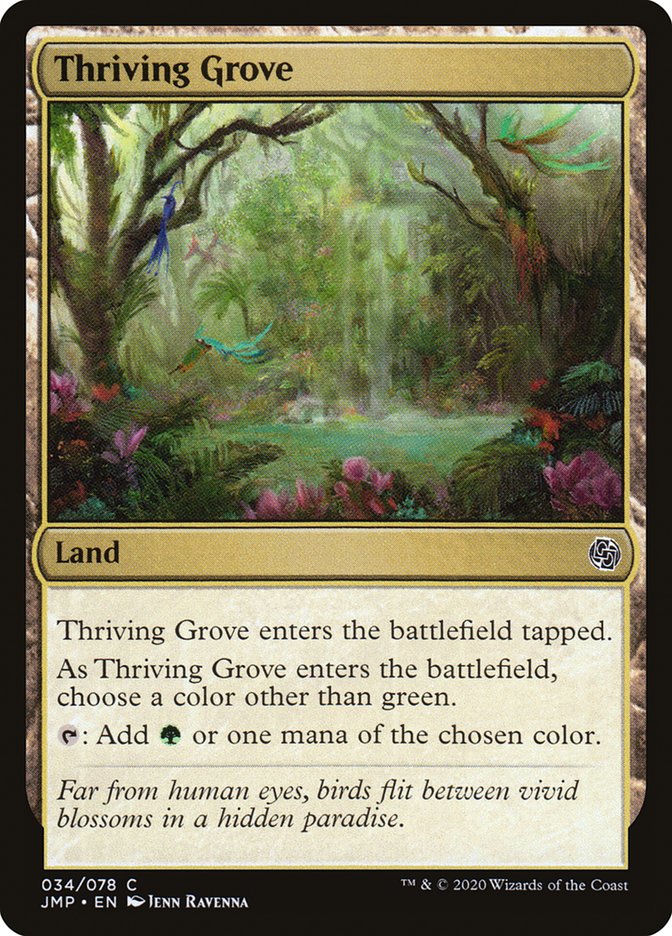 Thriving Grove [Jumpstart] | Card Merchant Takapuna