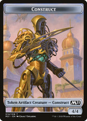 Beast // Construct Double-Sided Token [Core Set 2021 Tokens] | Card Merchant Takapuna