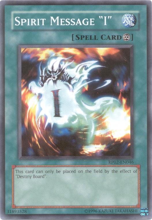 Spirit Message "I" [RP02-EN046] Common | Card Merchant Takapuna