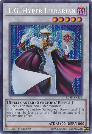 T.G. Hyper Librarian [LC5D-EN211] Secret Rare | Card Merchant Takapuna