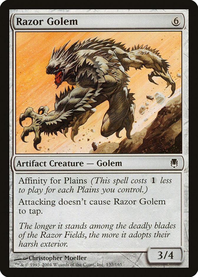 Razor Golem [Darksteel] | Card Merchant Takapuna