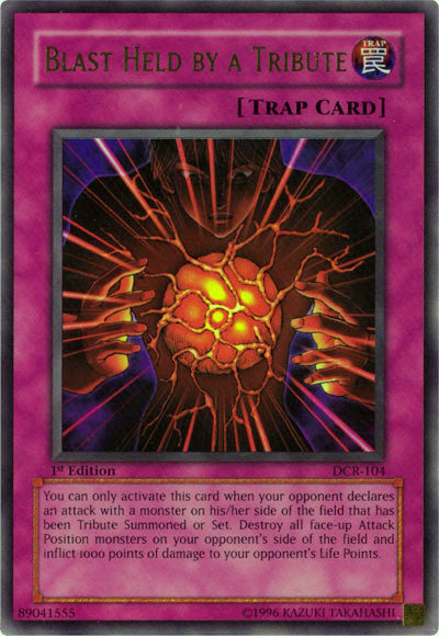 Blast Held by a Tribute [DCR-104] Ultra Rare | Card Merchant Takapuna