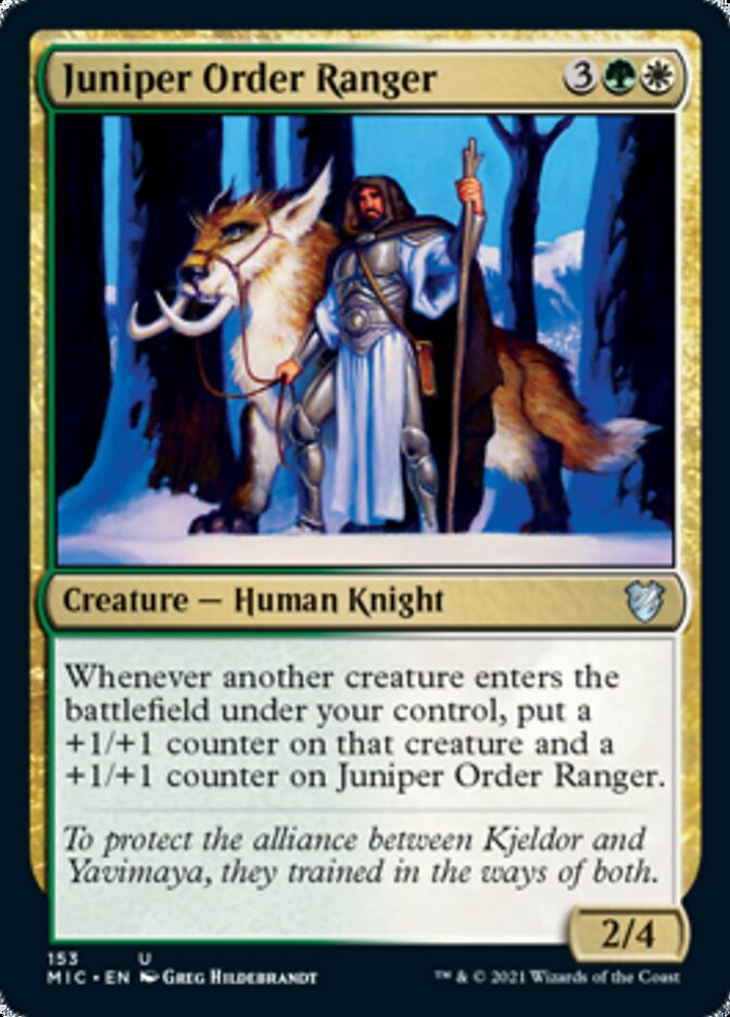 Juniper Order Ranger [Innistrad: Midnight Hunt Commander] | Card Merchant Takapuna