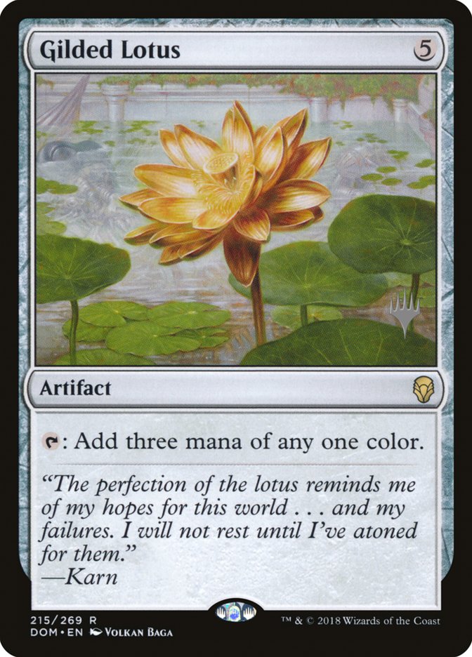 Gilded Lotus (Promo Pack) [Dominaria Promos] | Card Merchant Takapuna