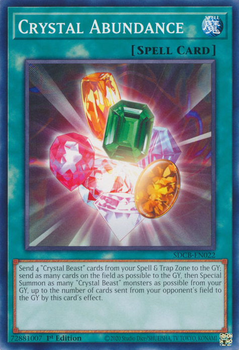 Crystal Abundance [SDCB-EN022] Common | Card Merchant Takapuna