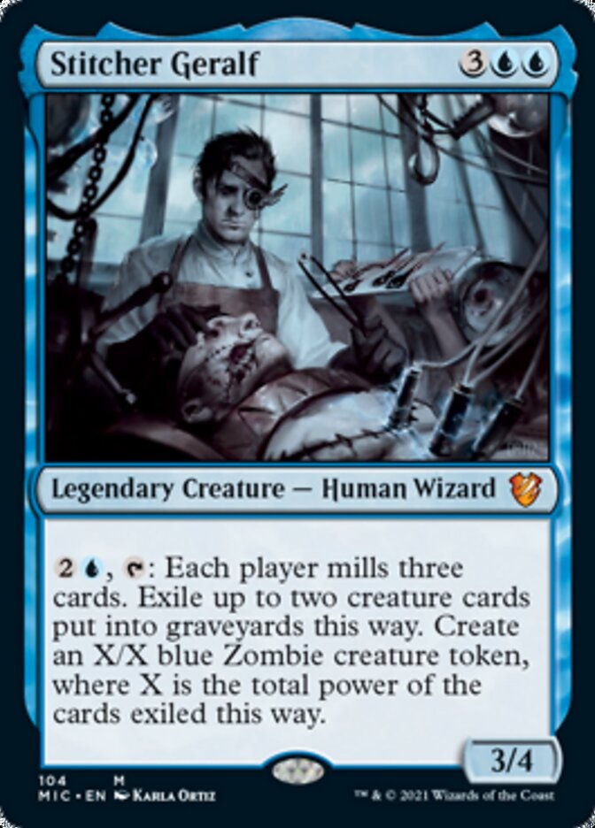 Stitcher Geralf [Innistrad: Midnight Hunt Commander] | Card Merchant Takapuna