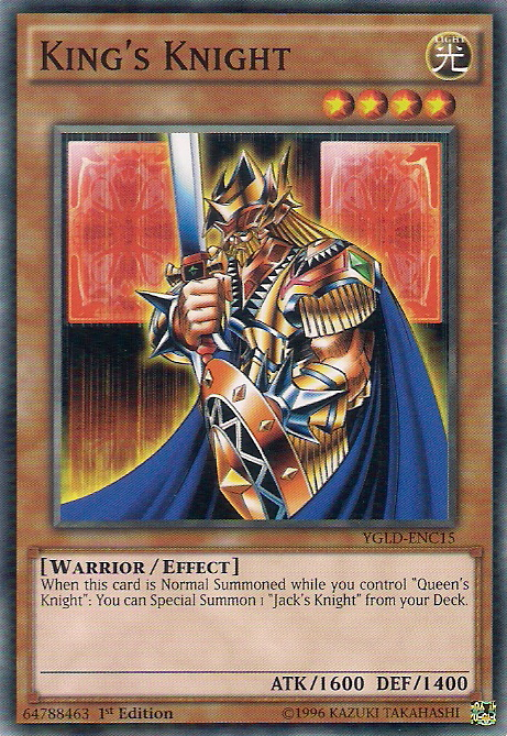 King's Knight [YGLD-ENC15] Common | Card Merchant Takapuna