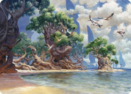 Yavimaya Coast Art Card [Dominaria United Art Series] | Card Merchant Takapuna