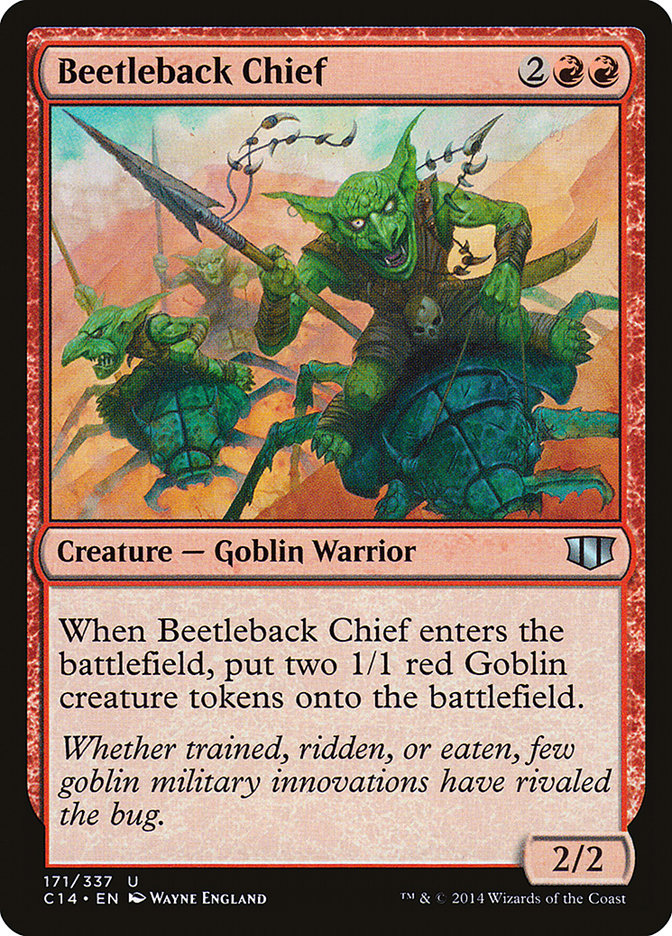 Beetleback Chief [Commander 2014] | Card Merchant Takapuna